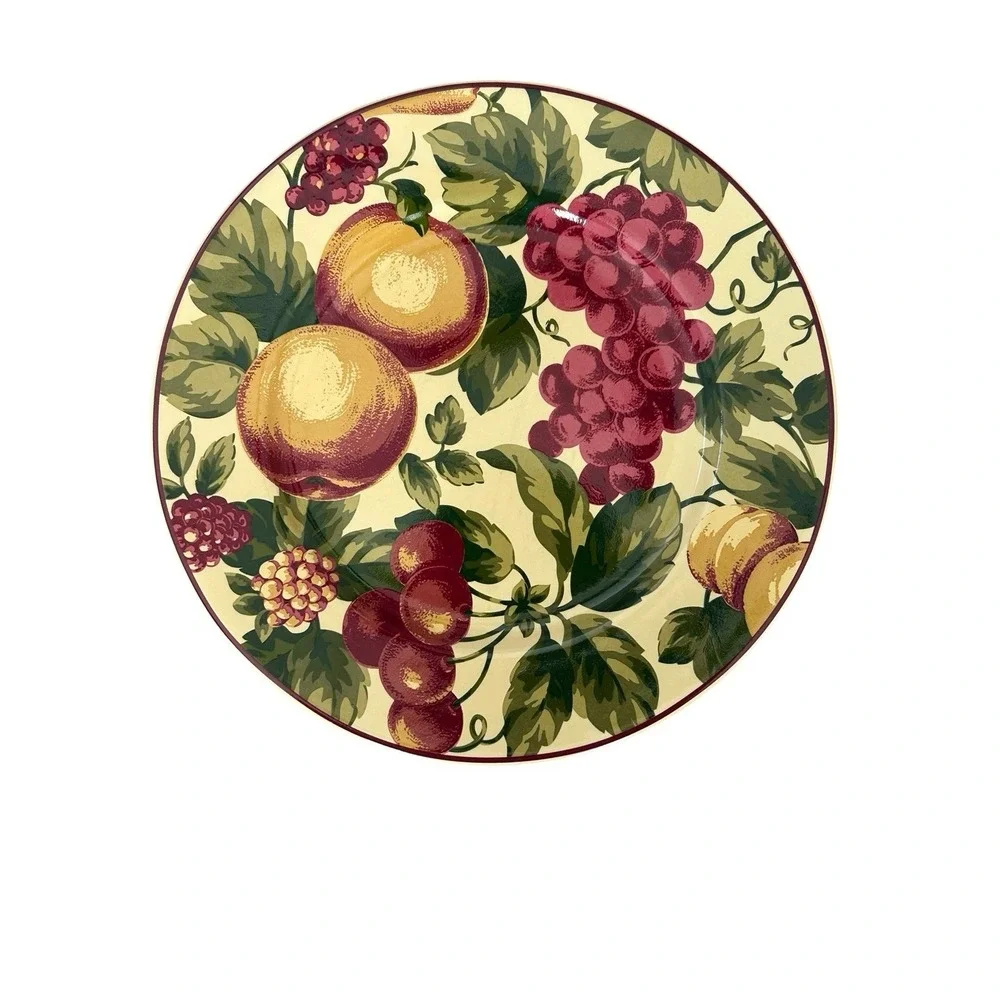 Waverly Garden Room Floral Manor Fruit Salad Plates Set of 6 Country Cottagecore